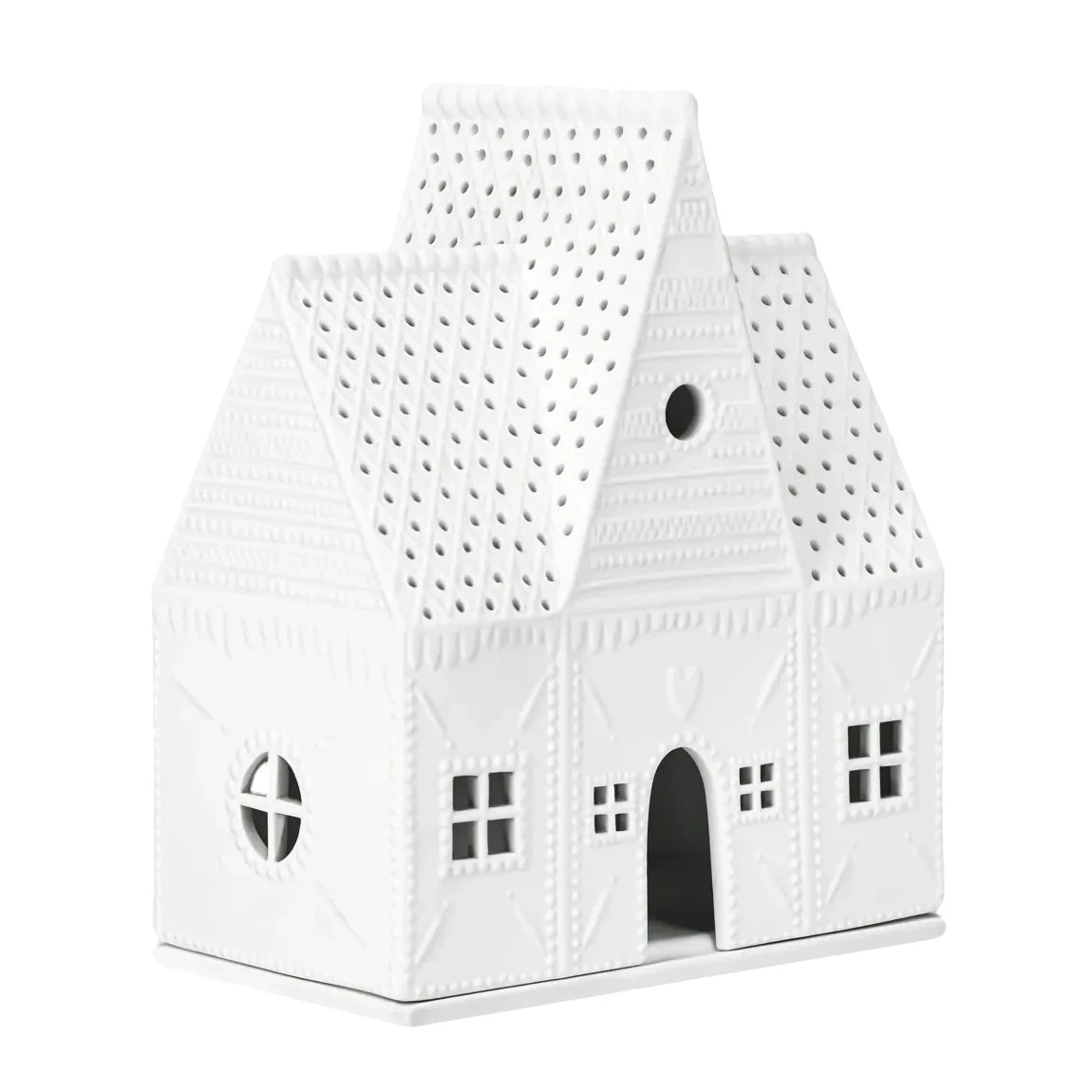 Räder großes Lichthaus "Lebkuchen" aus Porzellan
