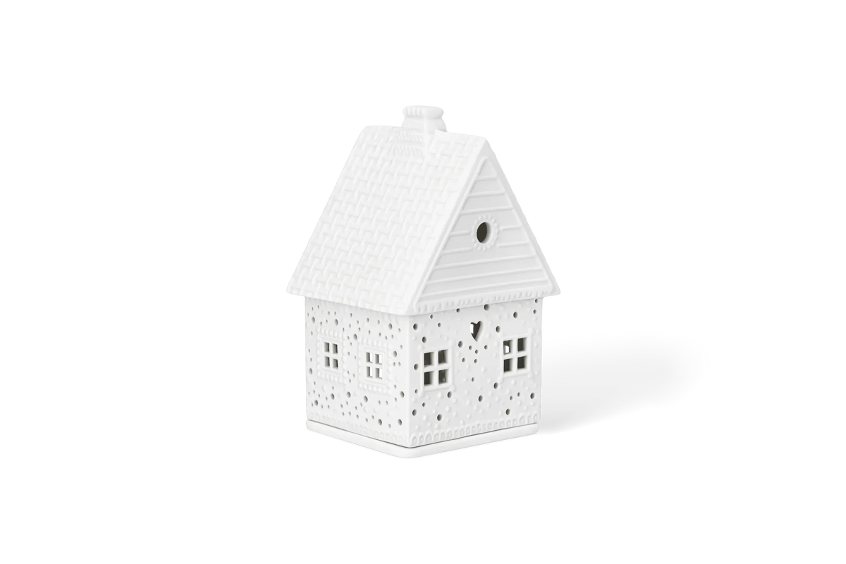 Räder kleines Lichthaus "Lebkuchen" aus Porzellan