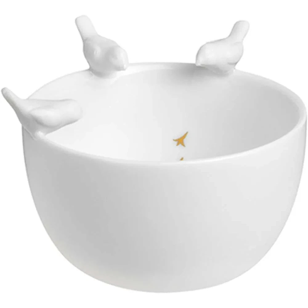 Schale "Vögel" aus Porzellan