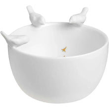 Schale "Vögel" aus Porzellan