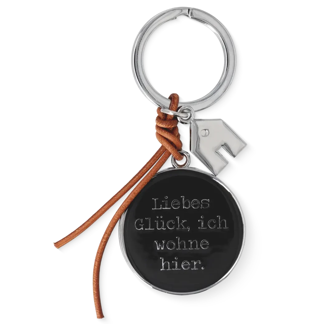 Räder Schlüsselanhänger "Glück" aus Metall