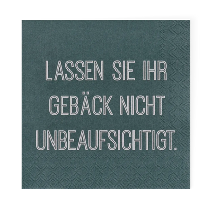 Räder Servietten "Gebäck", 25x25 cm, blau