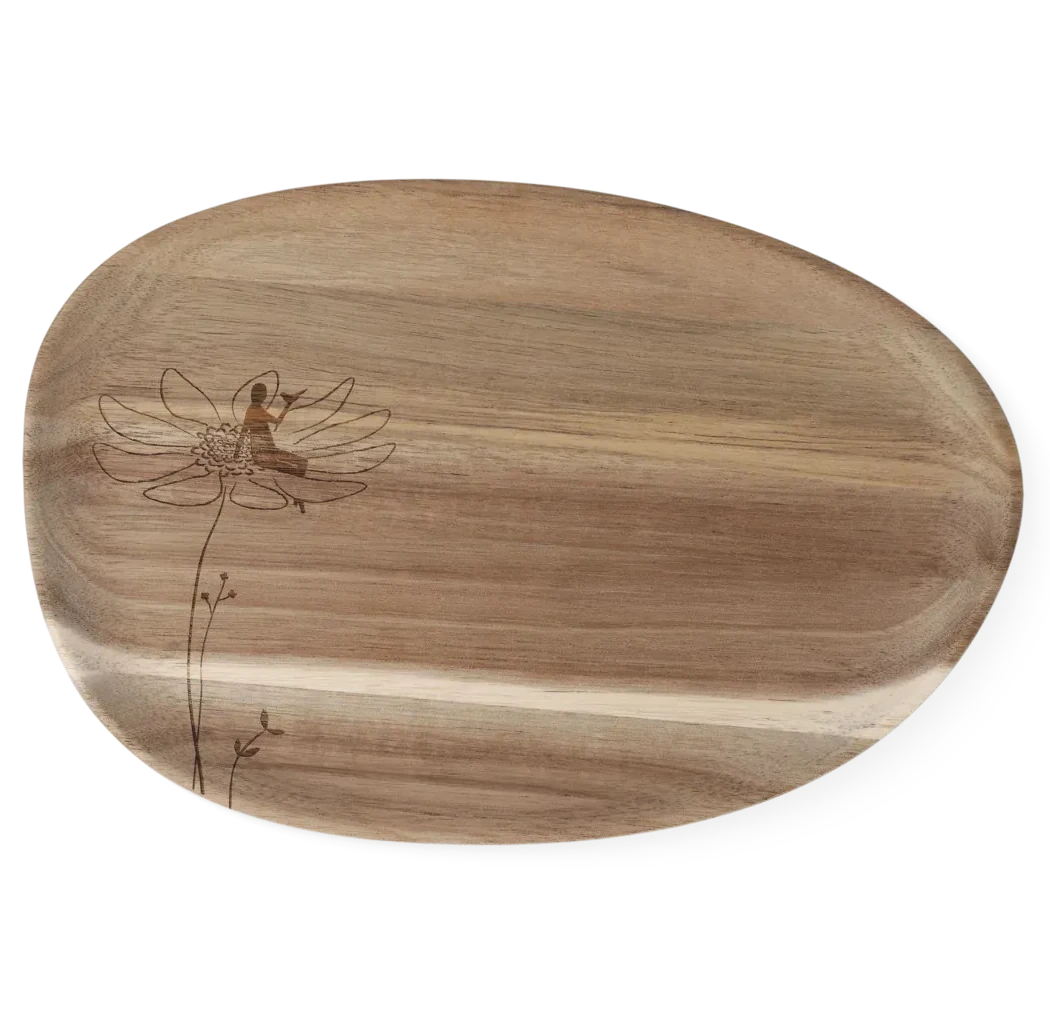 Räder Tablett "Vogelfreund" aus Holz