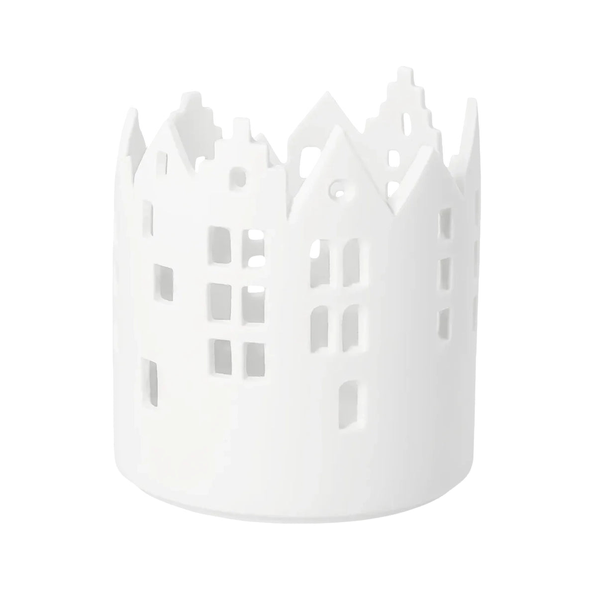 Räder Teelichthalter "Stadt-Innenhof" aus Porzellan