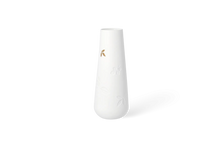 Vase „Goldblatt“ groß, aus Porzellan
