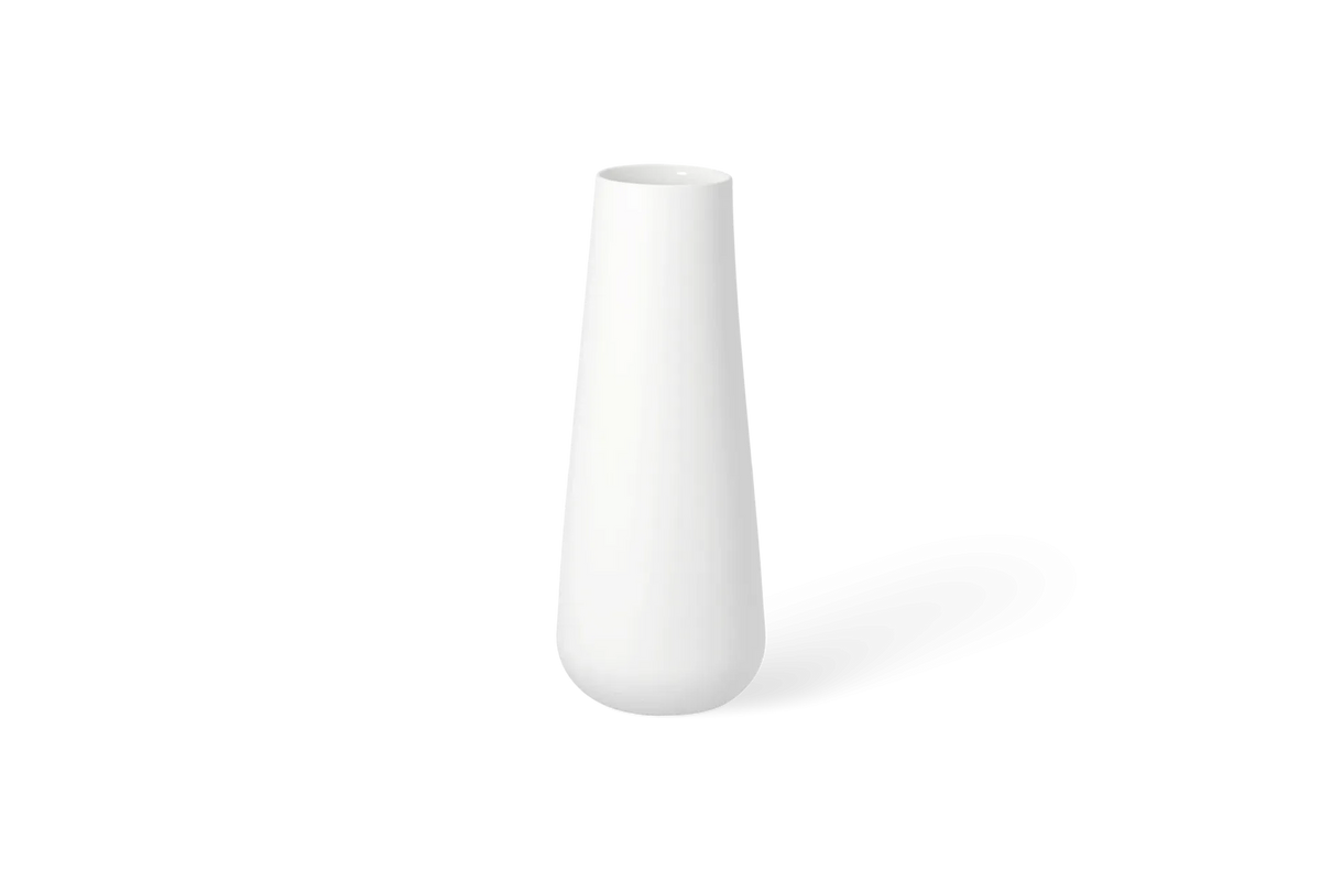 Vase „Goldblatt“ groß, aus Porzellan