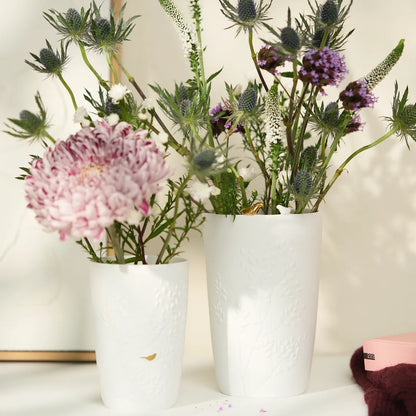 Vase „Goldvögelchen“ aus Porzellan