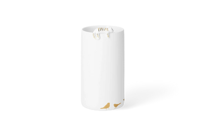 Vase „Katze“ aus Porzellan mit Golddetails