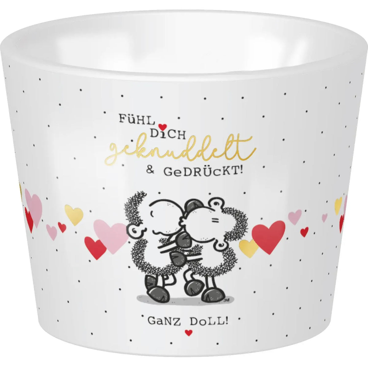 Sheepworld Eierbecher "Ganz doll!"