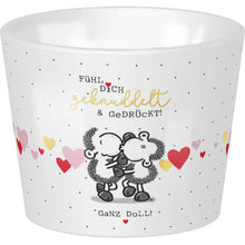 Sheepworld Eierbecher "Ganz doll!"