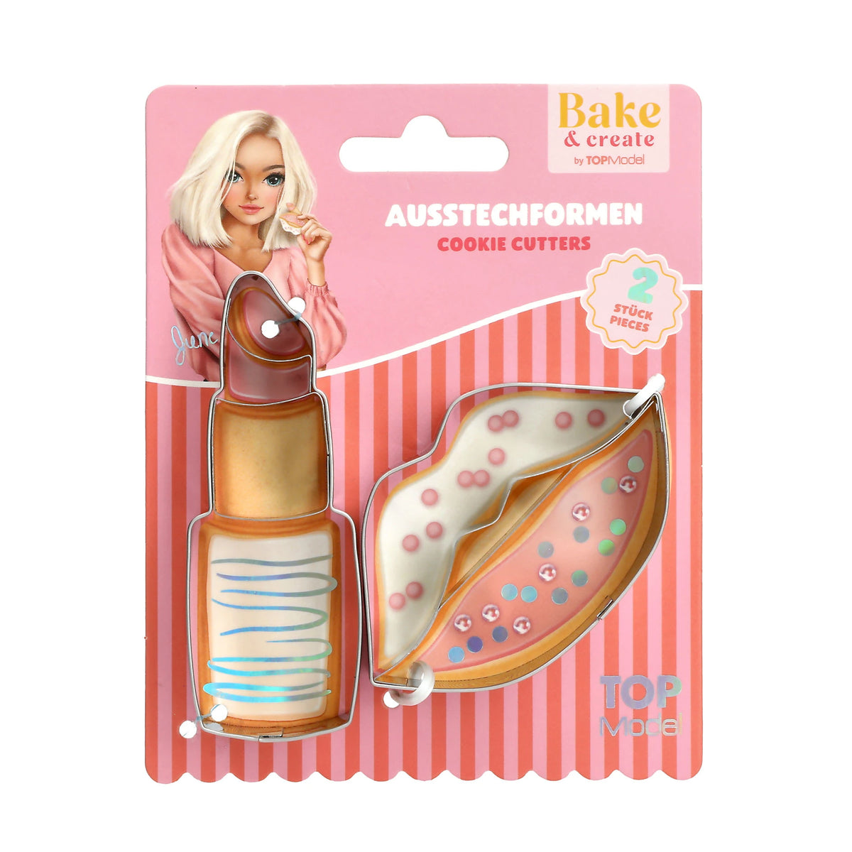 TOPModel Ausstecher Lippenstift und Lippe BAKE and CREATE