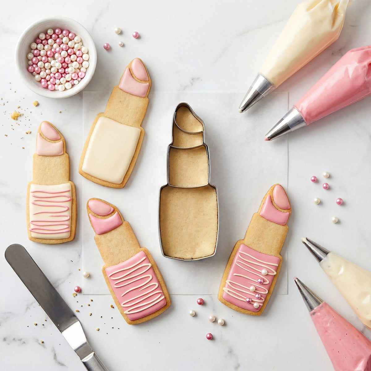 TOPModel Ausstecher Lippenstift und Lippe BAKE and CREATE