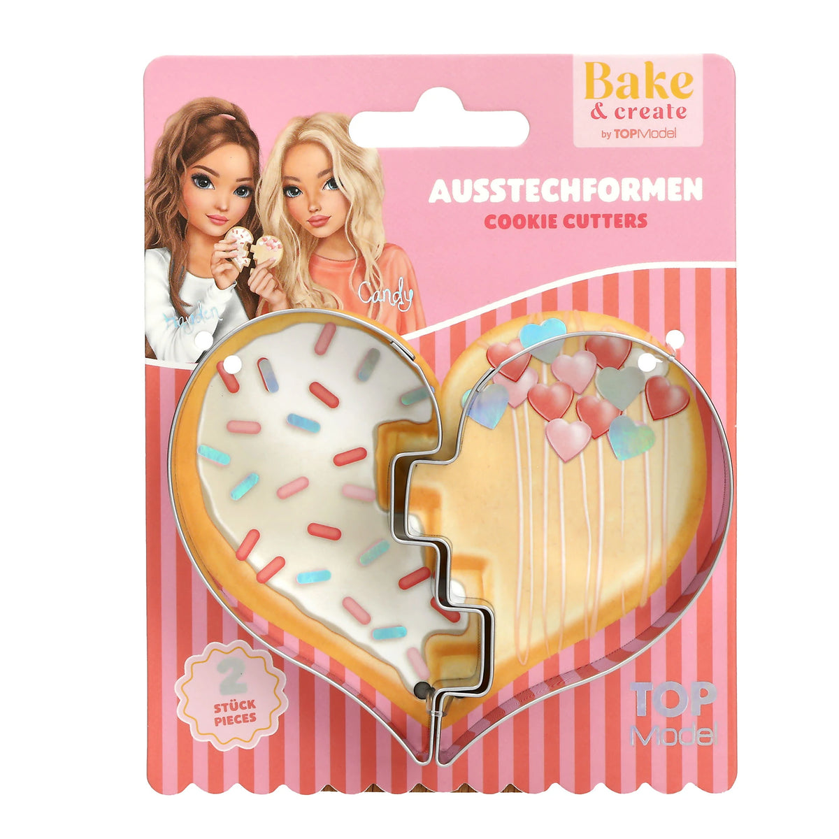 TOPModel Ausstecher Herz, 2-tlg. BAKE  and CREATE