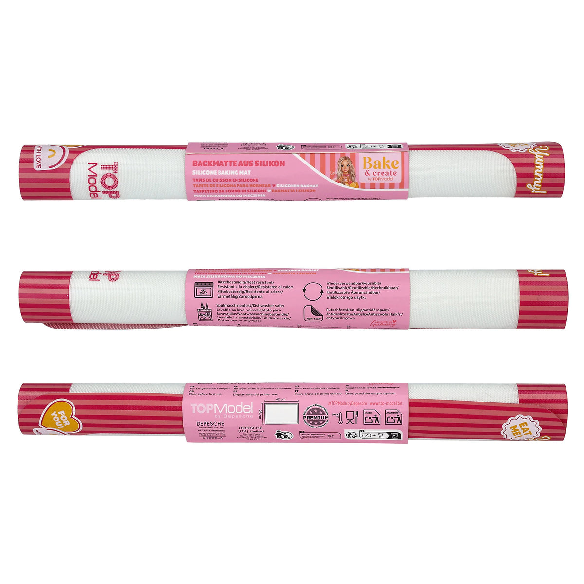 TOPModel Backmatte aus Silikon BAKE and CREATE
