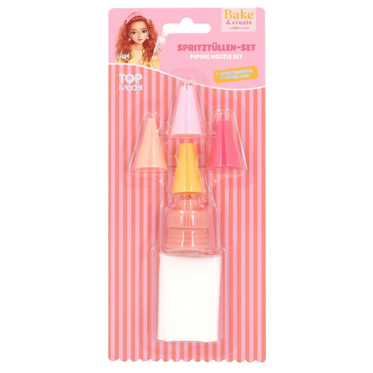 TOPModel Spritztüllen Set inkl Spritzbeutel BAKE and CREATE