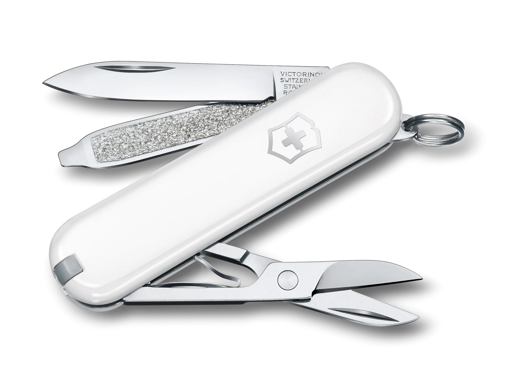 Victorinox - Schweizer Taschenmesser Classic SD - weiß, Falling Snow