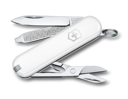 Victorinox - Schweizer Taschenmesser Classic SD - weiß, Falling Snow