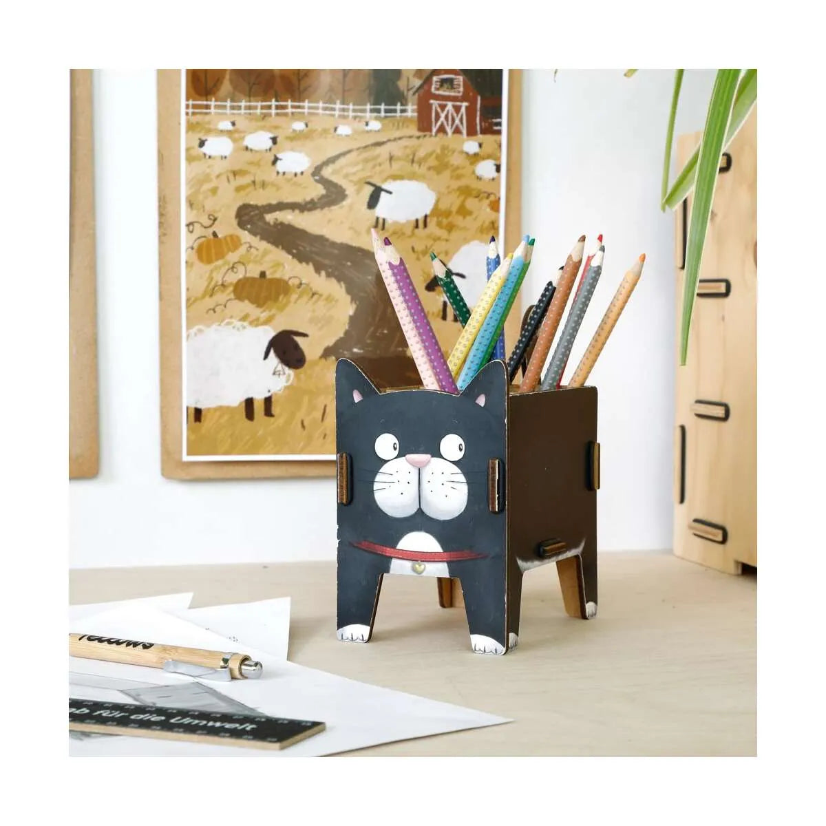 WERKHAUS Stiftebox Katze
