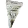 Wimpelgirlande "Just Married" in silber und weiß