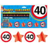 Party-Girlande zum 40. Geburtstag