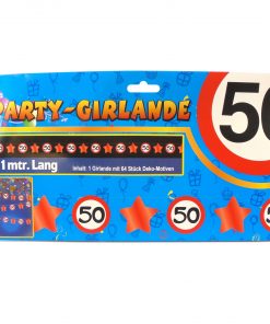 Party-Girlande zum 50. Geburtstag