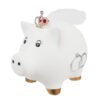 Sparschwein mit Schleier und Krone