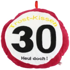 Kissen - 30. Geburtstag "Verkehrsschild"
