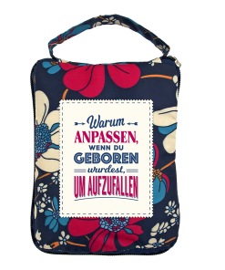 Top-Lady Tasche mit Name – “Sei du selbst”