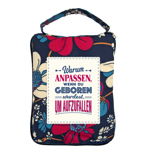 Top-Lady Tasche mit Name – “Sei du selbst”