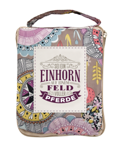 Top-Lady Tasche mit Name – “Sei ein Einhorn”