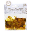 Konfetti mit Zahl “50” Gold