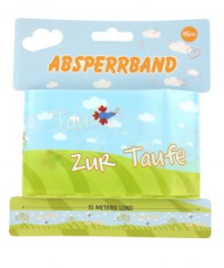 Absperrband zur Taufe