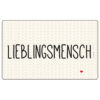 ppd Frühstücksbrettchen "Lieblingsmensch"