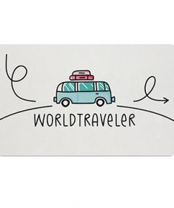 ppd Frühstücksbrettchen "Worldtraveler"