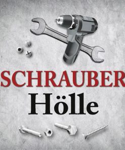 Untersetzer aus Metall "Schrauber Hölle"