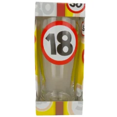 Bierglas zum 18. Geburtstag