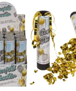 Konfetti-Shooter "Silber" und "Gold"