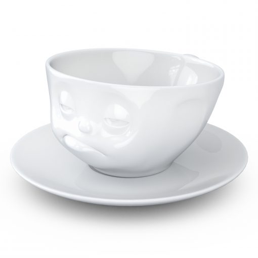 FiftyEight Kaffeetasse "Verpennt", Seitlich von oben