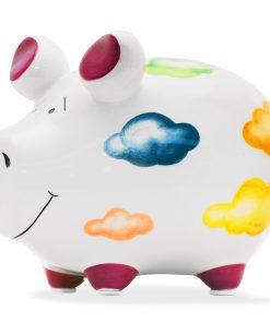 KCG Sparschwein mit bunten Wolken