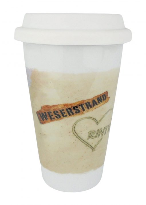 To-Go Becher "Weserstrand – ♥ Rinteln"