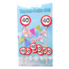 Torten-Deko-Set "40", 9-tlg.