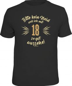 RAHMENLOS® Motiv T-Shirt "Bitte kein Neid"