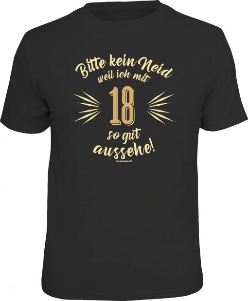 RAHMENLOS® Motiv T-Shirt "Bitte kein Neid"