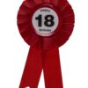 Ansteck-Button "Happy Birthday" zum 18. Geburtstag