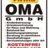 RAHMENLOS® Blechschild "Oma GmbH"