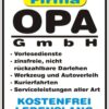 RAHMENLOS® Blechschild "Opa GmbH"