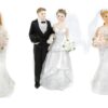 Hochzeitspaar, stehend, verschiedene Ausführungen