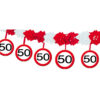 Papier Girlande zum 50. Geburtstag