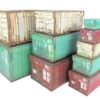 10er Geschenkkartonagen-Set "Container" in verschiedenen Größen