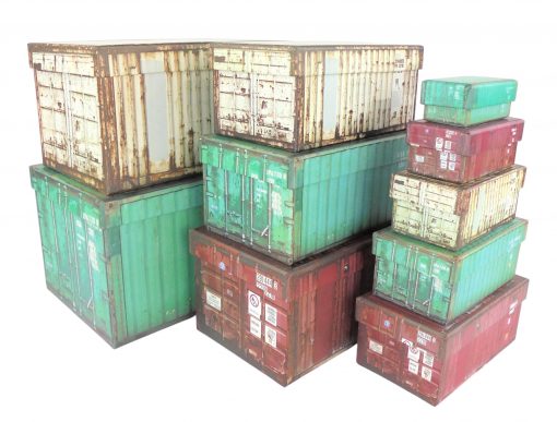 Geschenkboxen "Container", verschiedene Größen